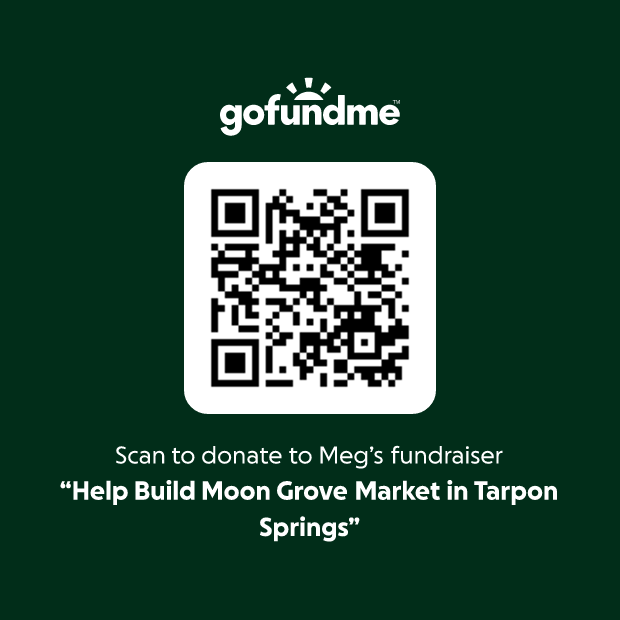GoFundMe QR code for Moon Grove Market